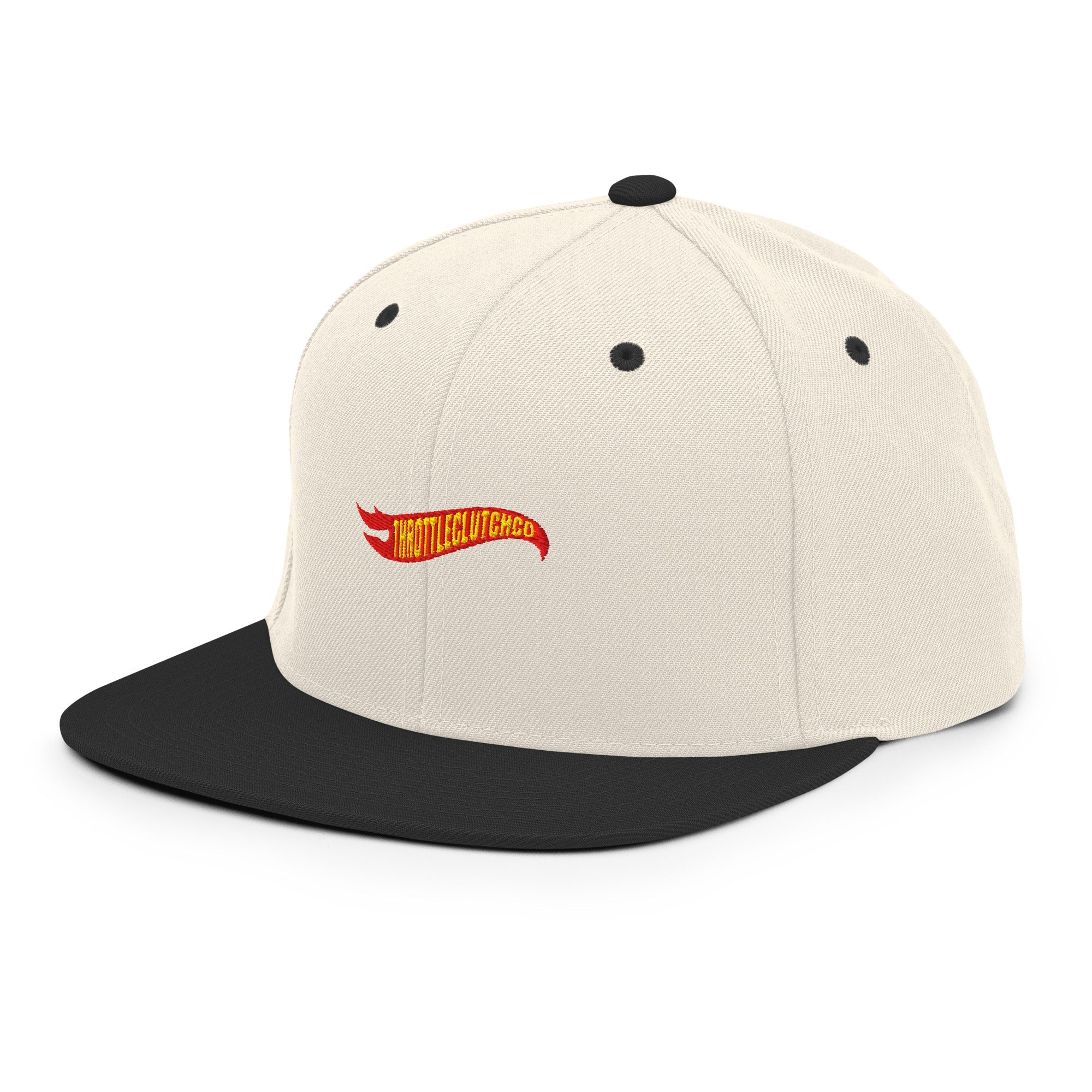 Flame Snapback Hat - Throttle Clutch Co.