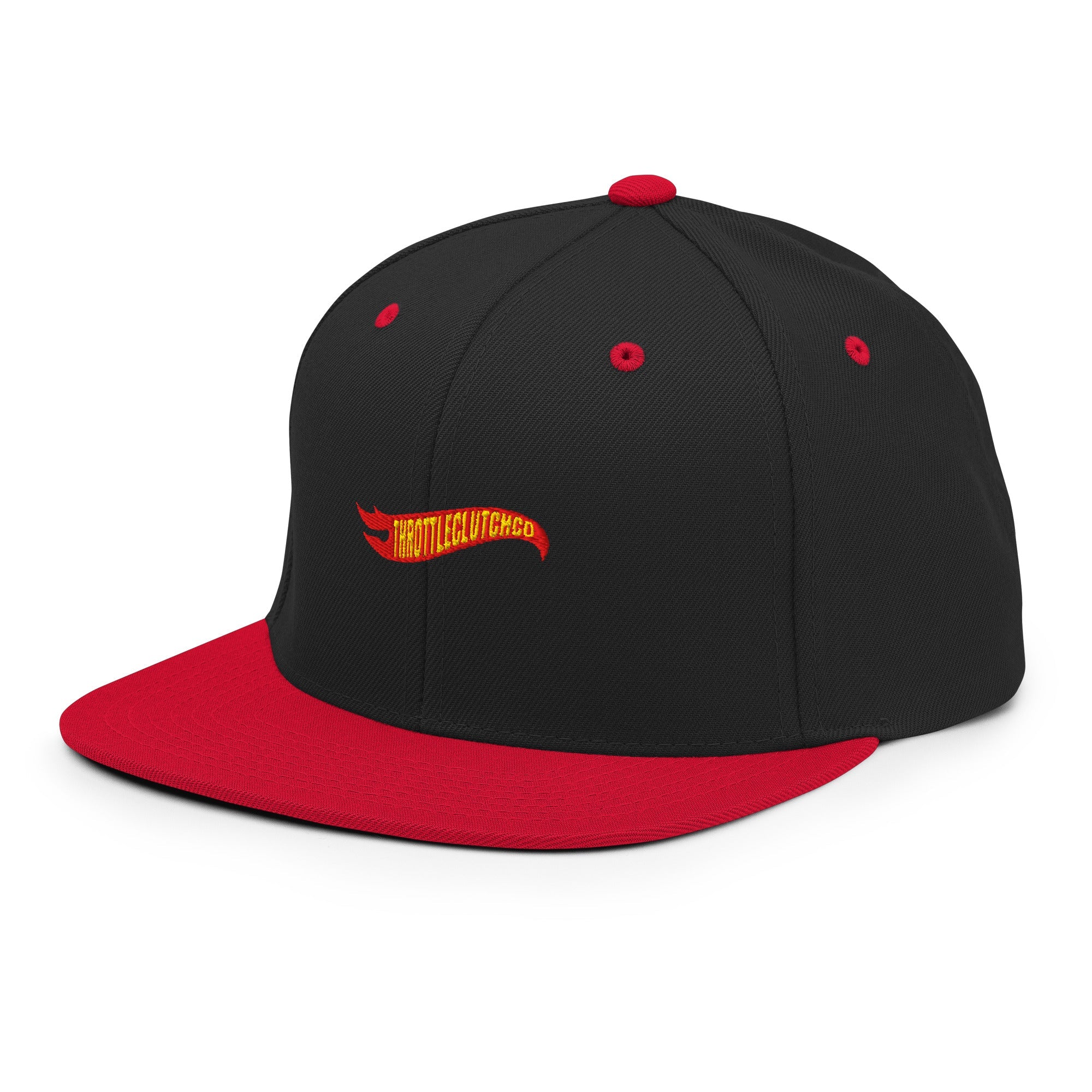 Flame Snapback Hat - Throttle Clutch Co.