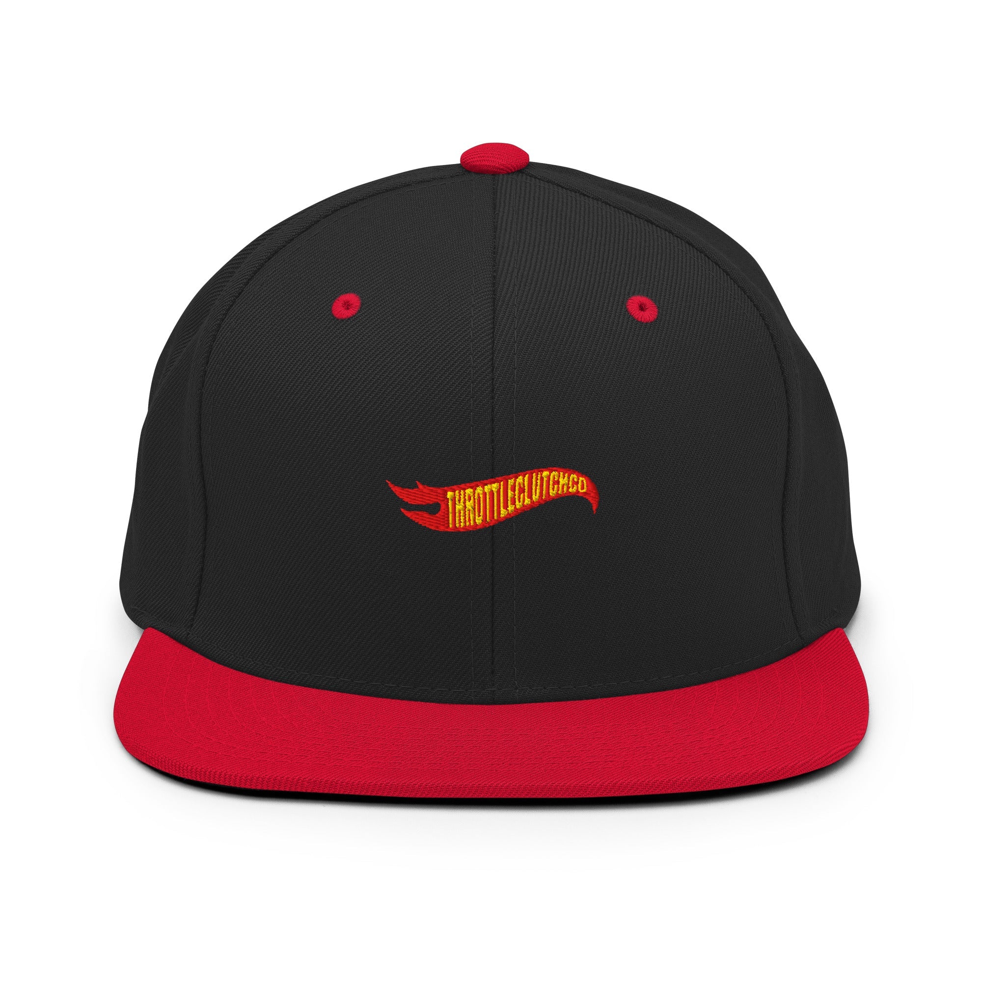 Flame Snapback Hat - Throttle Clutch Co.