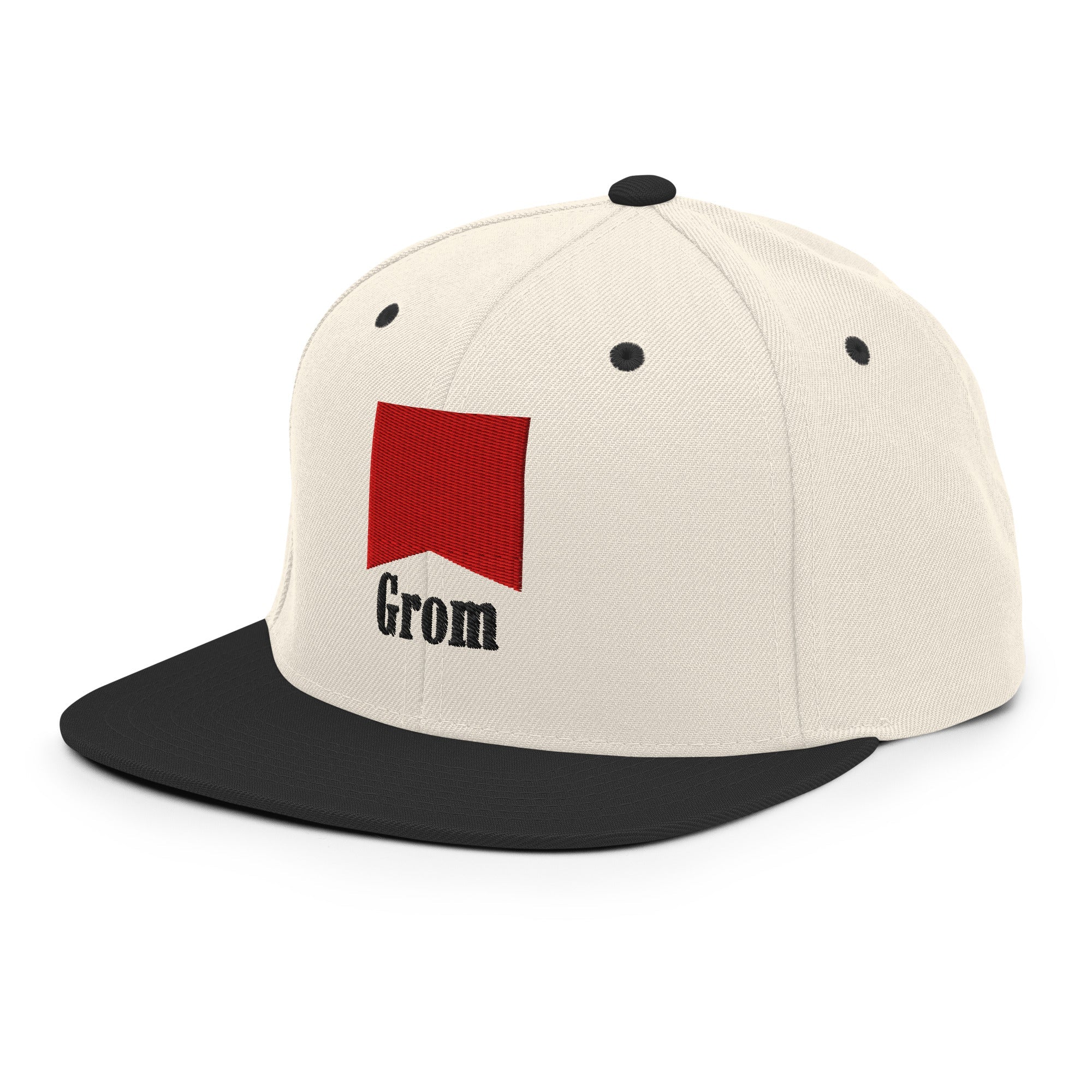 Grom Flag Snapback Hat - Throttle Clutch Co.