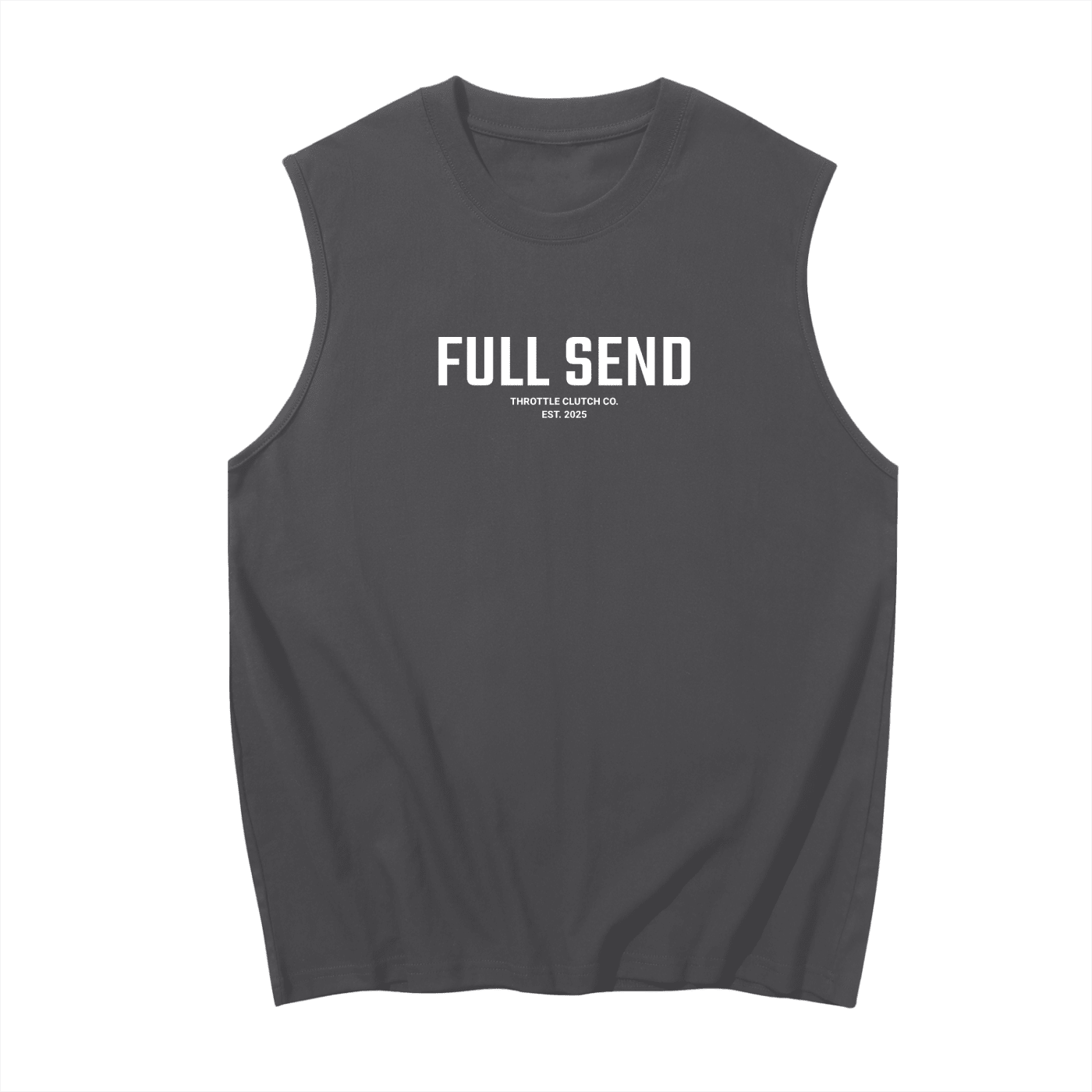 Men's Sleeveless Cotton Tank Top - Throttle Clutch Co.