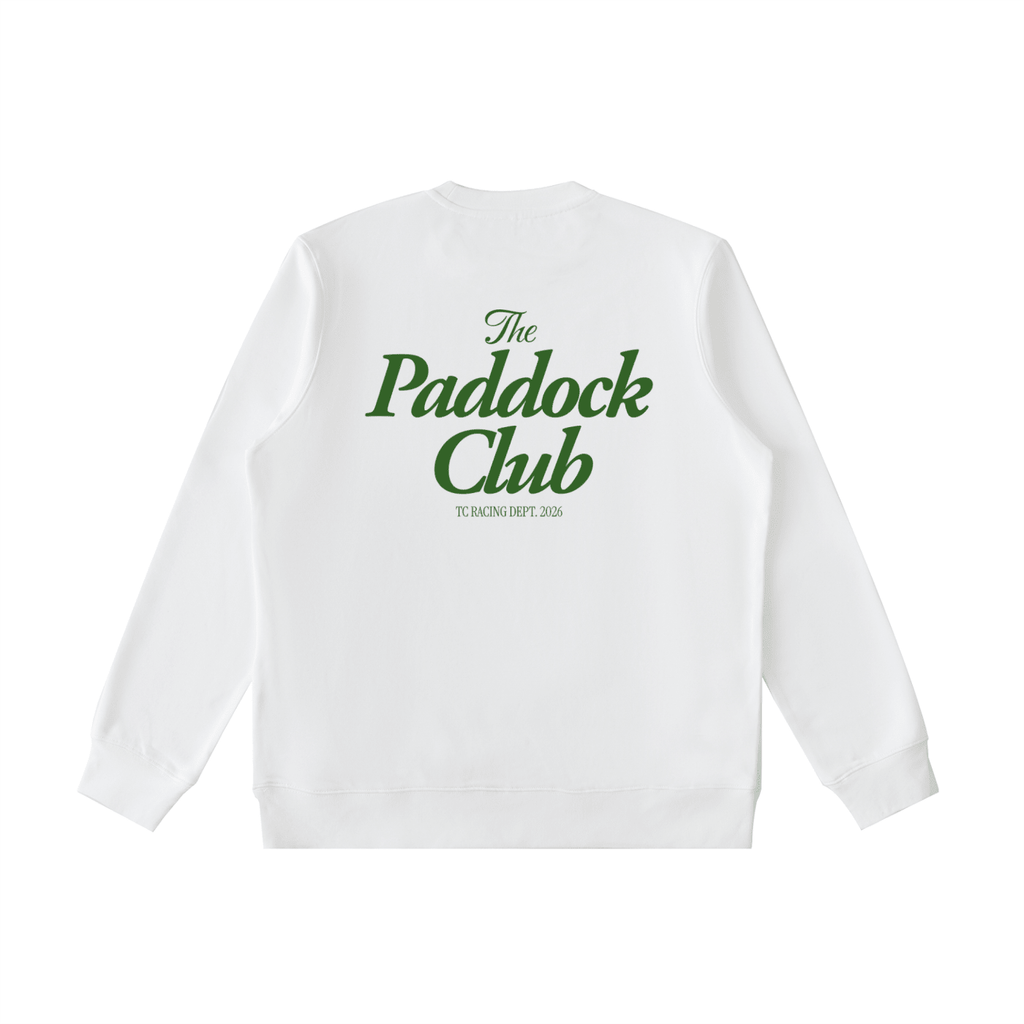 The Paddock Club Crewneck - Throttle Clutch Co.
